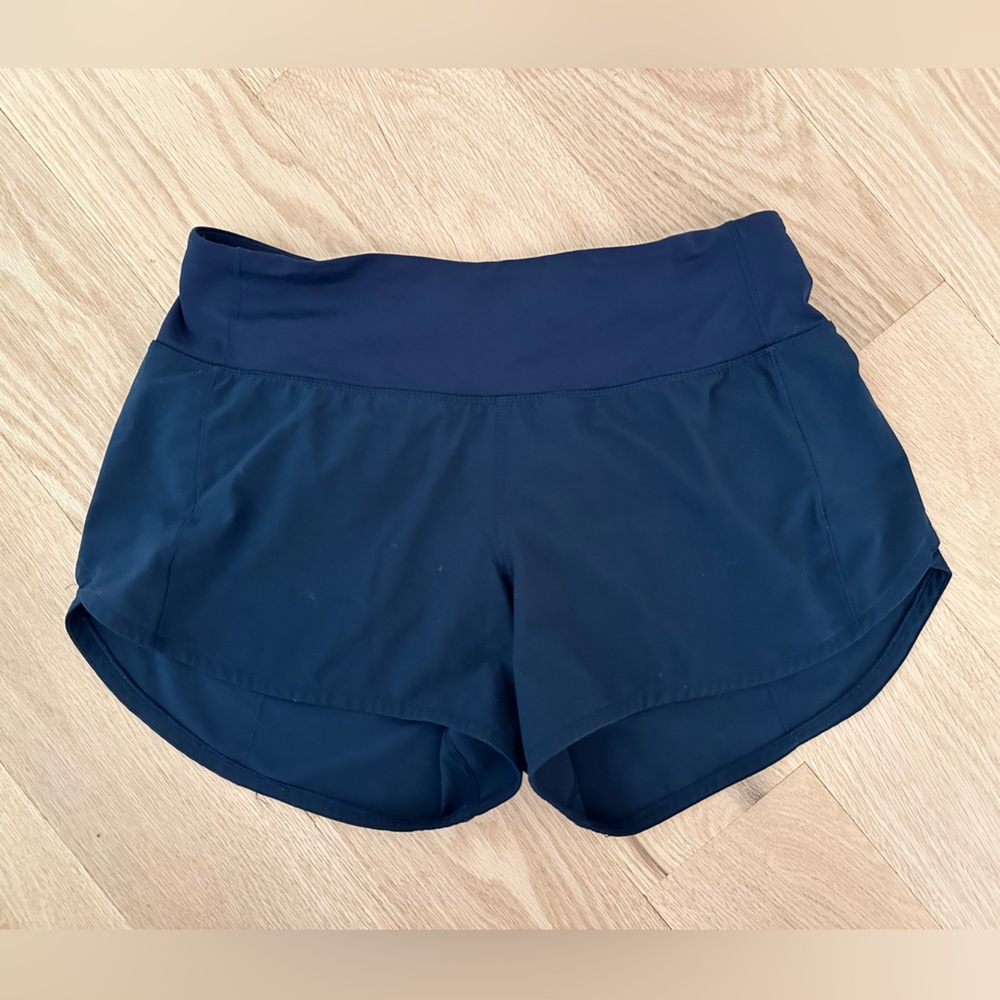 lululemon athletica Deep Blue Athletic Shorts